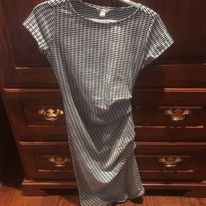 Black and White fitted Cato dress